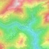Mappa topografica Orasso, altitudine, rilievo