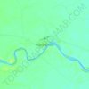 Mappa topografica Puerto Rondón, altitudine, rilievo