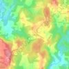 Mappa topografica Puybégout, altitudine, rilievo