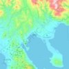 Mappa topografica Mati, altitudine, rilievo