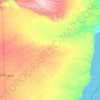 Mappa topografica باري Bari, altitudine, rilievo