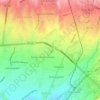 Mappa topografica Pampa de los Camarones, altitudine, rilievo