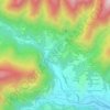 Mappa topografica Chialme, altitudine, rilievo