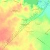 Mappa topografica Wadeside Addition Colonia, altitudine, rilievo
