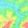 Mappa topografica Roborst, altitudine, rilievo