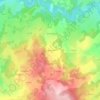 Mappa topografica Vaubourdolle, altitudine, rilievo
