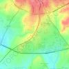 Mappa topografica Nekaa, altitudine, rilievo