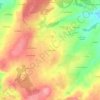 Mappa topografica Le Pesle Châtel, altitudine, rilievo