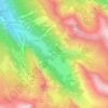 Mappa topografica La Riaille, altitudine, rilievo