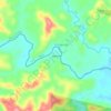 Mappa topografica Dayuno, altitudine, rilievo