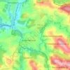 Mappa topografica Deching, altitudine, rilievo