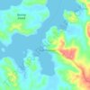 Mappa topografica Terraplin, altitudine, rilievo