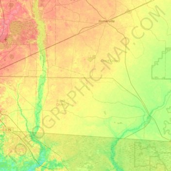 Mappa topografica Indian Hammock, altitudine, rilievo