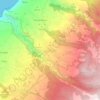 Mappa topografica Las Tricias, altitudine, rilievo