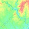 Mappa topografica Sabangan, altitudine, rilievo