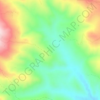 Mappa topografica Tempa Parese, altitudine, rilievo