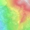 Mappa topografica Erèsaz, altitudine, rilievo