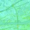 Mappa topografica Ooij, altitudine, rilievo