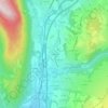 Mappa topografica Les Mellets, altitudine, rilievo