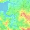Mappa topografica La Ville Hue, altitudine, rilievo