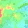 Mappa topografica Beaurenard, altitudine, rilievo