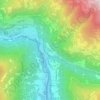 Mappa topografica Andrista, altitudine, rilievo