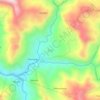 Mappa topografica Tuel, altitudine, rilievo