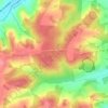 Mappa topografica Foret Communale, altitudine, rilievo