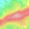 Mappa topografica Roc’h Ruz, altitudine, rilievo