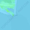 Mappa topografica Cape Hatteras, altitudine, rilievo