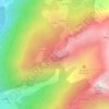 Mappa topografica La Palange, altitudine, rilievo