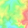 Mappa topografica Cawdor, altitudine, rilievo
