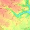Mappa topografica La Croix de Jubilé, altitudine, rilievo