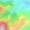 Mappa topografica El Topacio, altitudine, rilievo