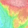 Mappa topografica Les Arnaudes, altitudine, rilievo