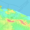 Mappa topografica Vanimo District, altitudine, rilievo
