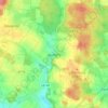 Mappa topografica Jaudling, altitudine, rilievo
