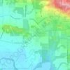 Mappa topografica Kinton, altitudine, rilievo