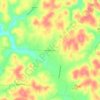 Mappa topografica Ashley Corner, altitudine, rilievo