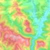 Mappa topografica Le Mas, altitudine, rilievo