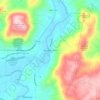 Mappa topografica Pisgah Shadows, altitudine, rilievo