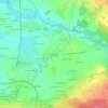 Mappa topografica Le Coudrai, altitudine, rilievo
