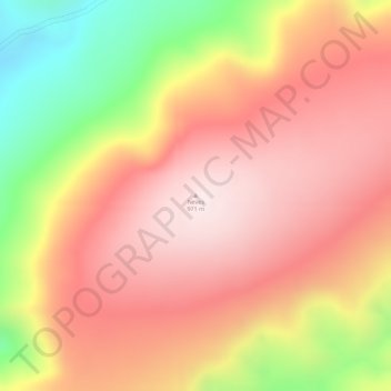 Mappa topografica Neves, altitudine, rilievo