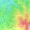 Mappa topografica Monte Pisanu, altitudine, rilievo
