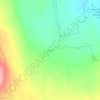 Mappa topografica Jersalem, altitudine, rilievo