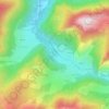 Mappa topografica Plan Drozin, altitudine, rilievo