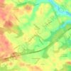 Mappa topografica Rutland, altitudine, rilievo