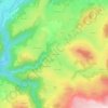 Mappa topografica Broussolles, altitudine, rilievo