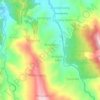 Mappa topografica Mandalika, altitudine, rilievo