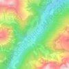Mappa topografica Juns, altitudine, rilievo